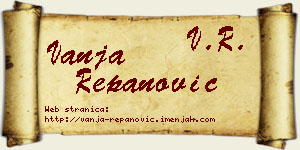 Vanja Repanović vizit kartica